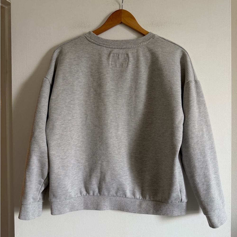Superdry Appliqué Serif Loopback Crew Sweatshirt size 8 EUC - Picture 9 of 12